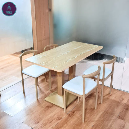 Laminated Rectangular Dining Set 4-Seater