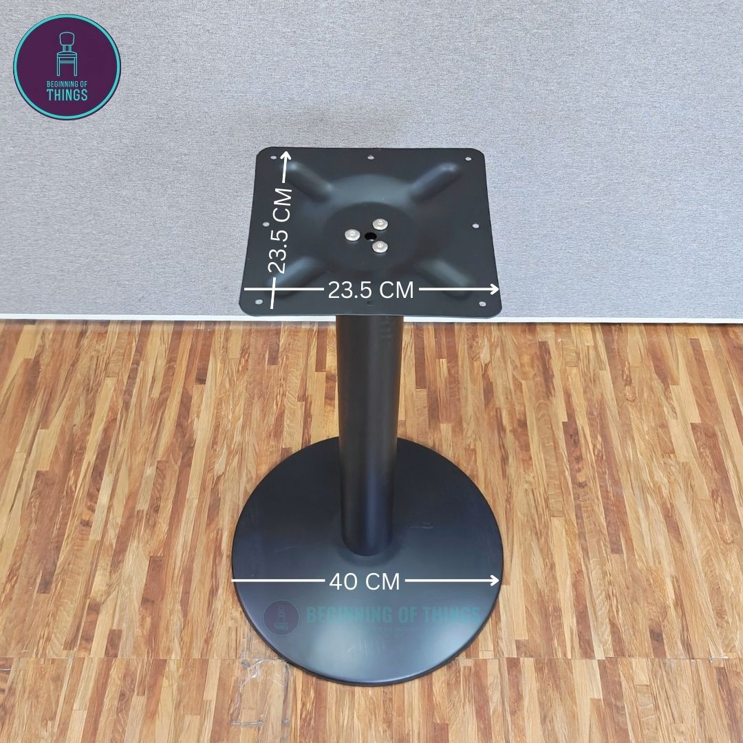 Smooth Round Base Dining Table Leg