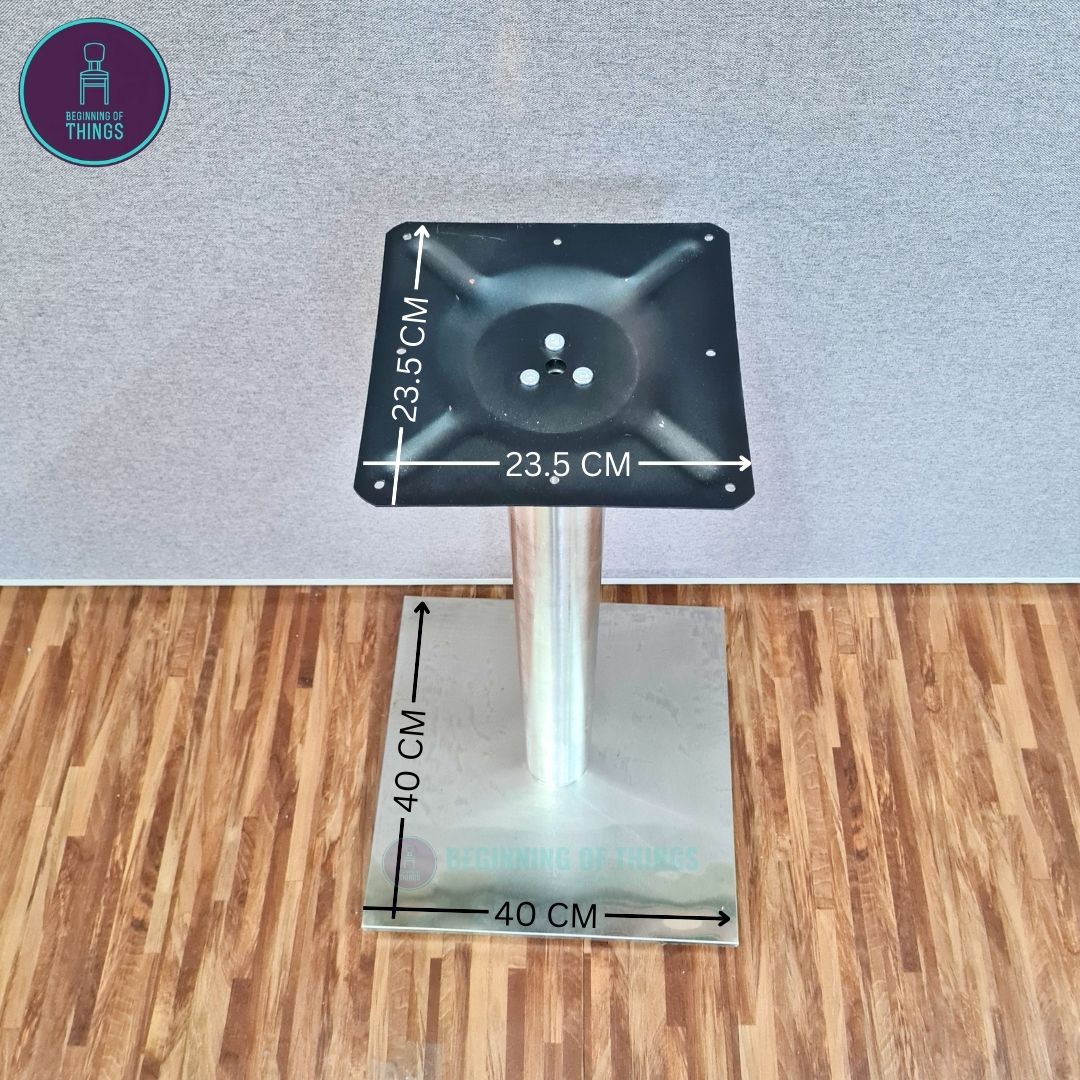 Stainless Square Dining Table Leg