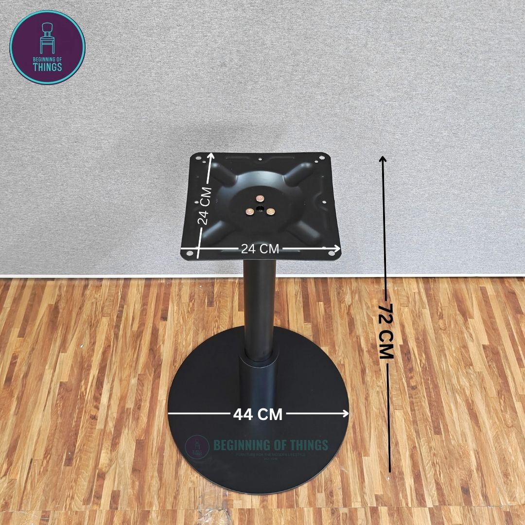 Round w/ Tube Design Dining Table Leg