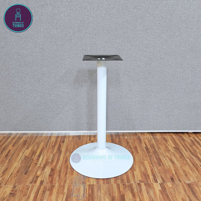White Round Dining Table Leg