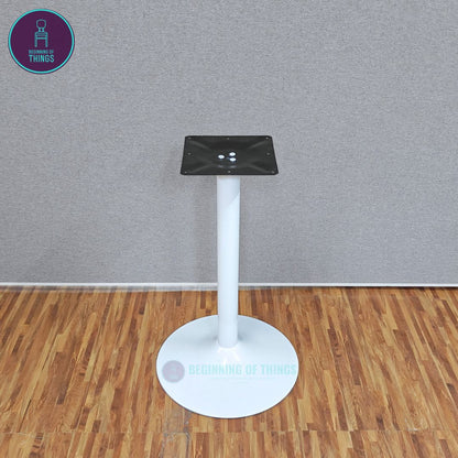 White Round Dining Table Leg