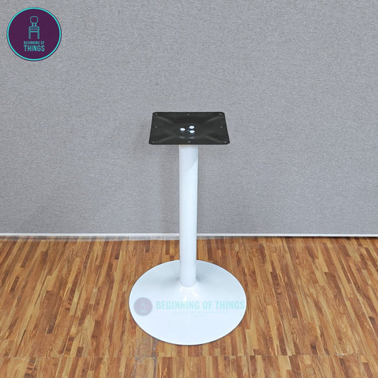 White Round Dining Table Leg