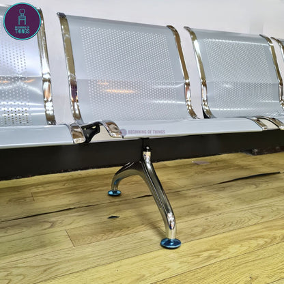 5-Seater Gang Chair All Metal