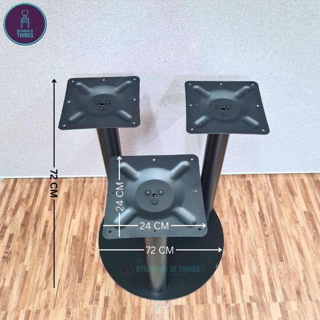 Three Leg Round Base Dining Table Leg