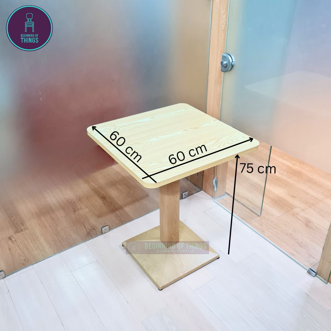 Laminated Square Dining Set 2-Seater