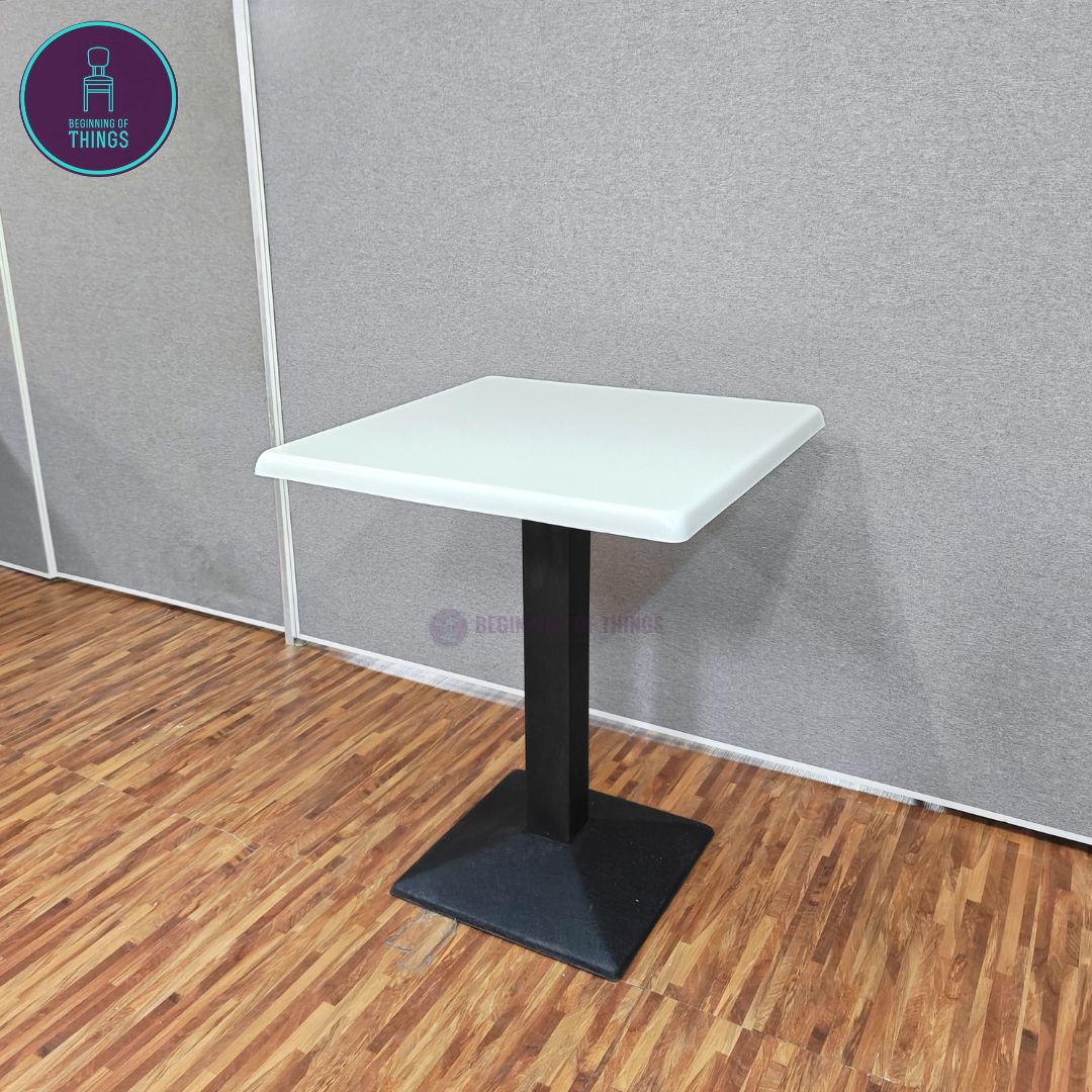 Fiberglass Square Dining Table 60 x 60 cm