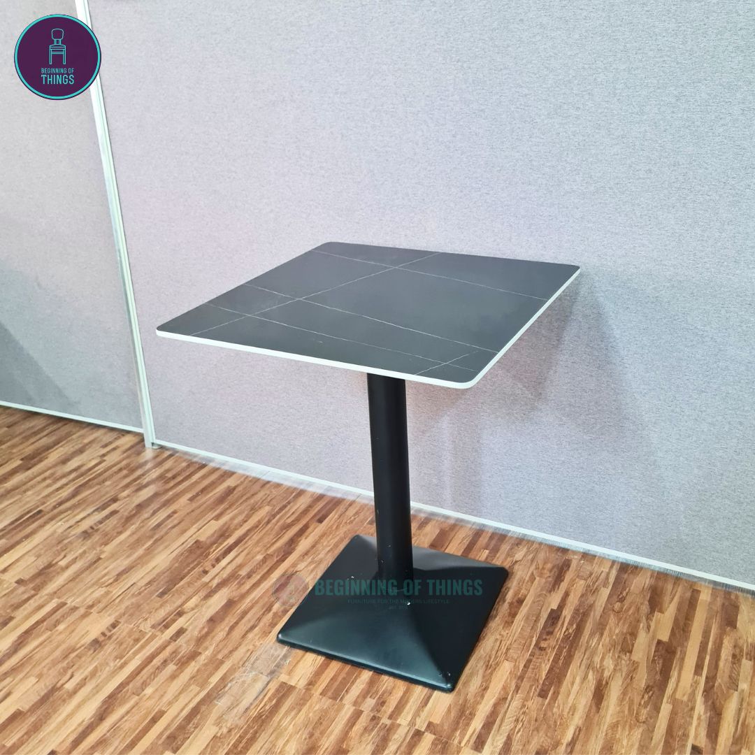 Sintered Stone Square Dining Table 60 x 60 cm