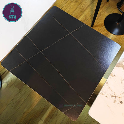 Sintered Stone Square Dining Table 60 x 60 cm