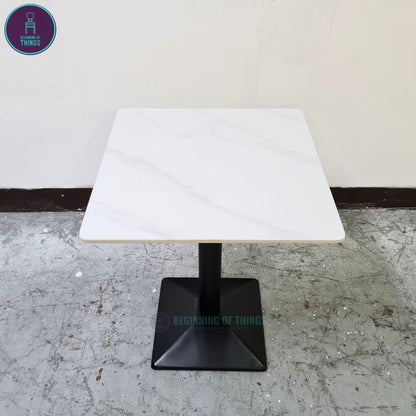 Sintered Stone Square Dining Table 60 x 60 cm