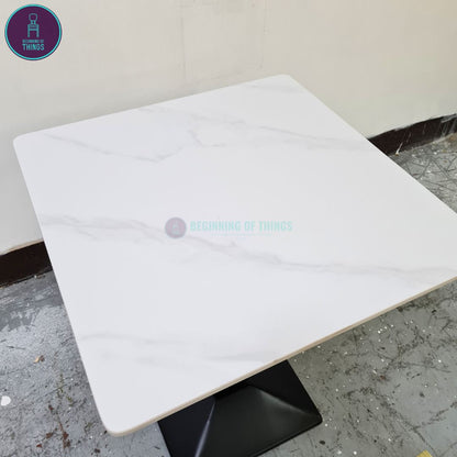 Sintered Stone Square Dining Table 60 x 60 cm