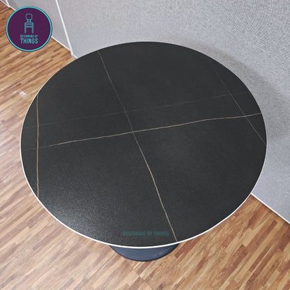 Sintered Stone Round Dining Table 60cm