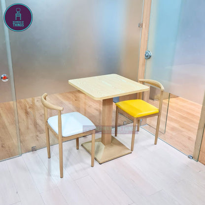 Laminated Square Dining Set 2-Seater