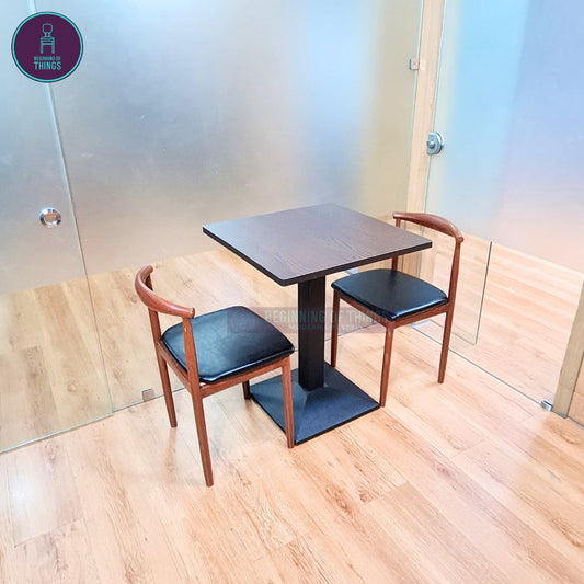Laminated Square Dining Set 2-Seater
