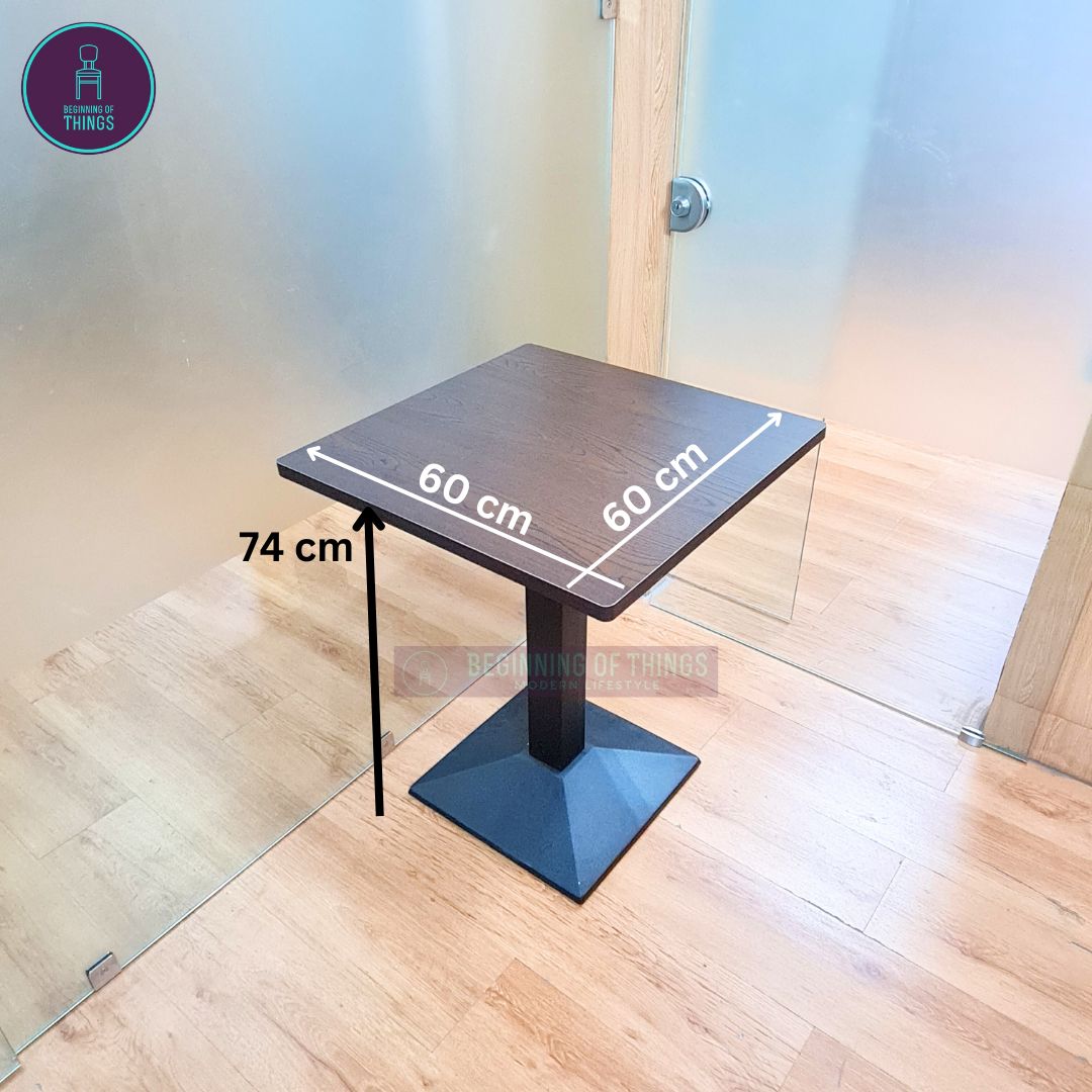 Laminated Square Dining Set 2-Seater