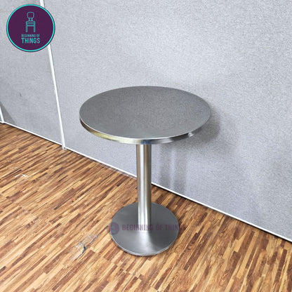 Stainless Round Dining Table 60 cm