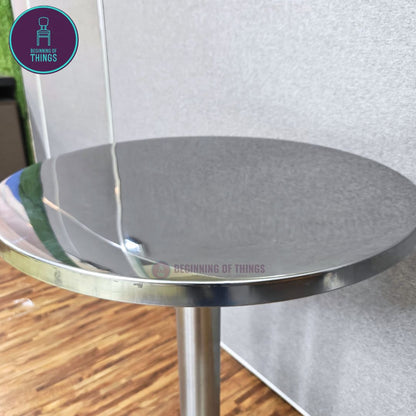 Stainless Round Dining Table 60 cm