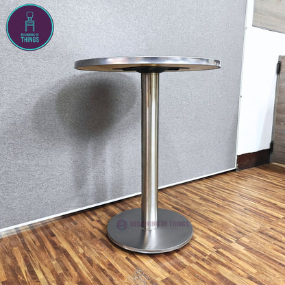 Stainless Round Dining Table 60 cm