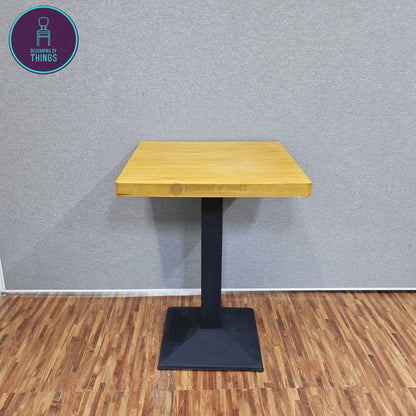 Wood Veneer Square Dining Table 60 x 60 cm