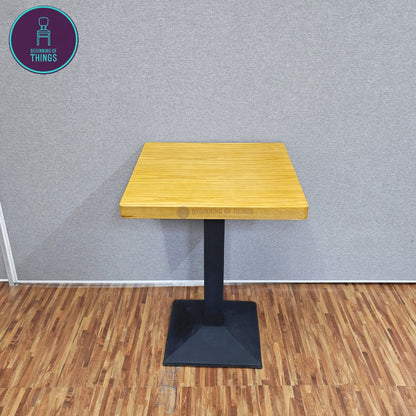 Wood Veneer Square Dining Table 60 x 60 cm