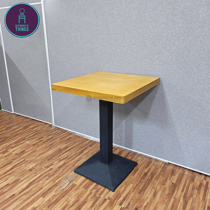Wood Veneer Square Dining Table 60 x 60 cm