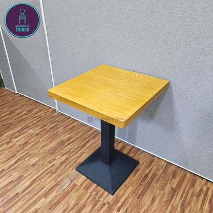 Wood Veneer Square Dining Table 60 x 60 cm