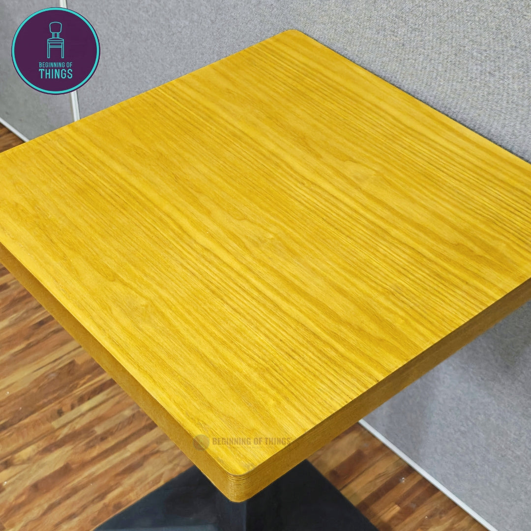 Wood Veneer Square Dining Table 60 x 60 cm