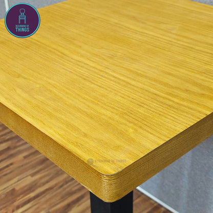 Wood Veneer Square Dining Table 60 x 60 cm