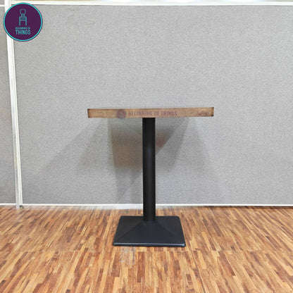 Wood Veneer Square Dining Table 60 x 60 cm