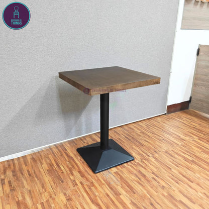 Wood Veneer Square Dining Table 60 x 60 cm