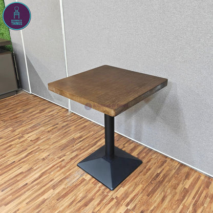 Wood Veneer Square Dining Table 60 x 60 cm