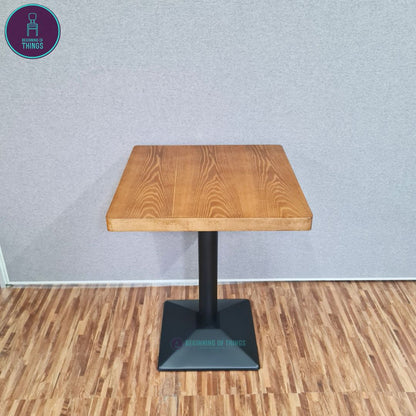 Wood Veneer Square Dining Table 60 x 60 cm
