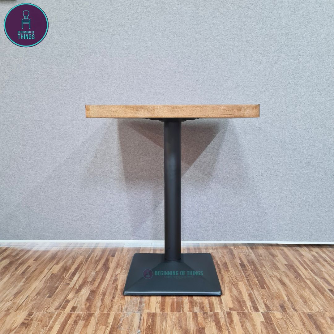 Wood Veneer Square Dining Table 60 x 60 cm