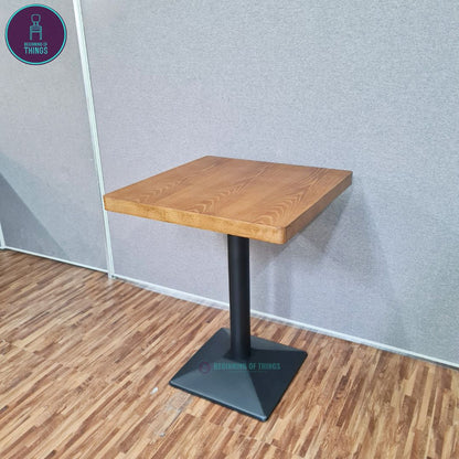 Wood Veneer Square Dining Table 60 x 60 cm