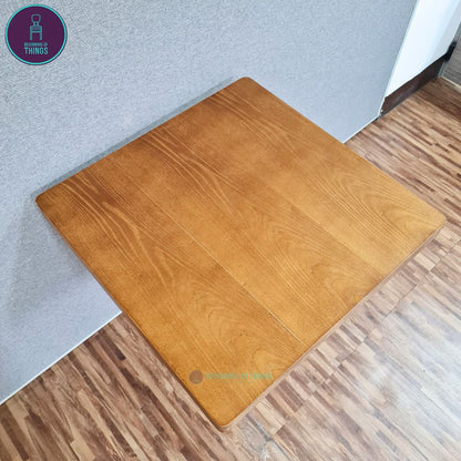Wood Veneer Square Dining Table 60 x 60 cm