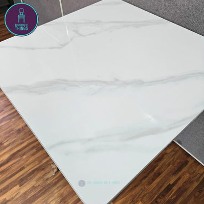 Sintered Stone Square Dining Table 60 x 60 cm