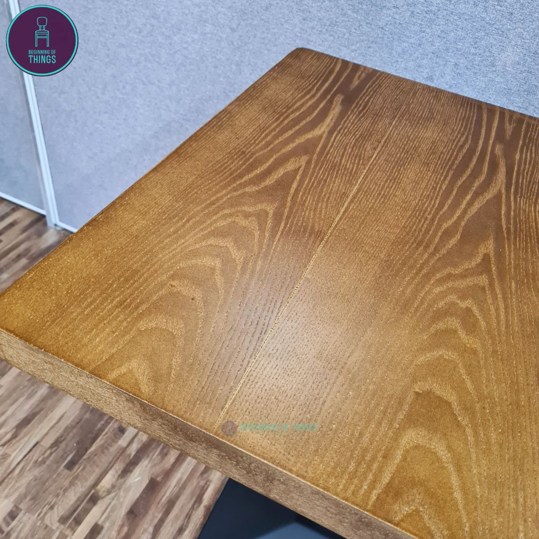 Wood Veneer Square Dining Table 60 x 60 cm