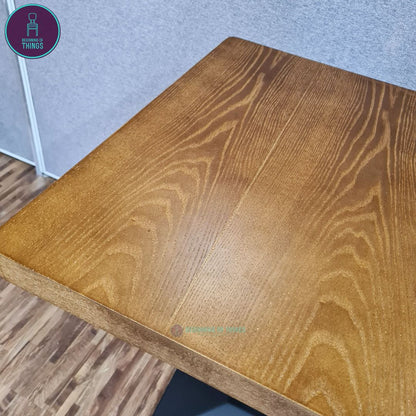 Wood Veneer Square Dining Table 60 x 60 cm