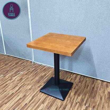 Wood Veneer Square Dining Table 60 x 60 cm