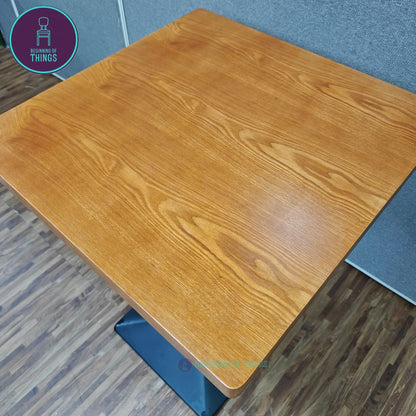 Wood Veneer Square Dining Table 60 x 60 cm