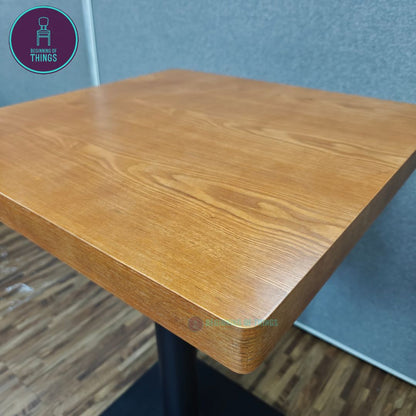 Wood Veneer Square Dining Table 60 x 60 cm