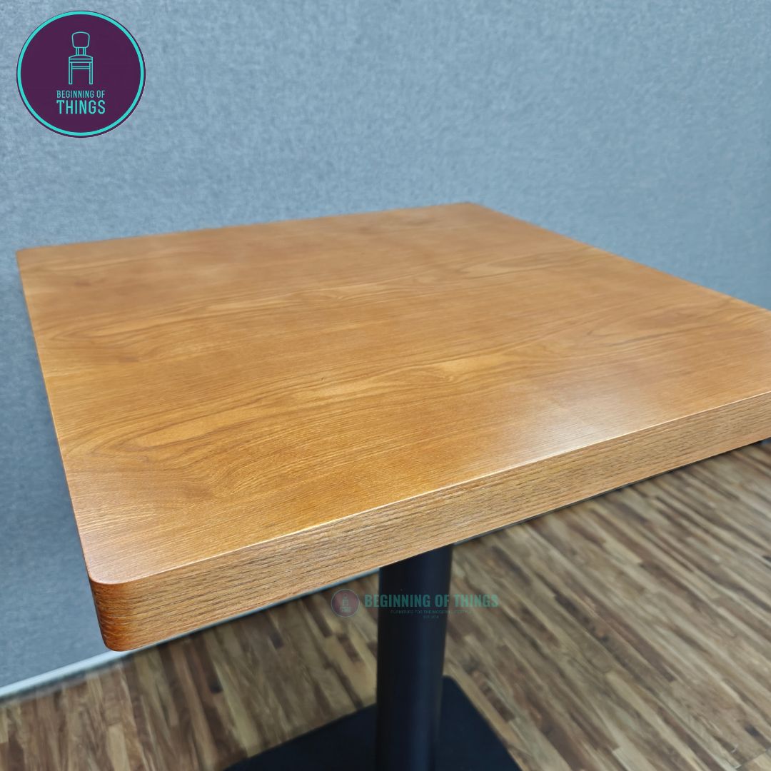 Wood Veneer Square Dining Table 60 x 60 cm
