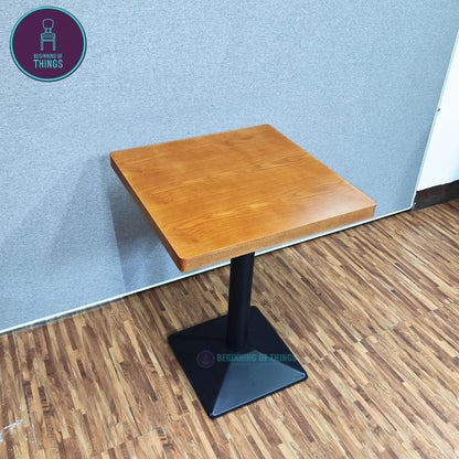 Wood Veneer Square Dining Table 60 x 60 cm