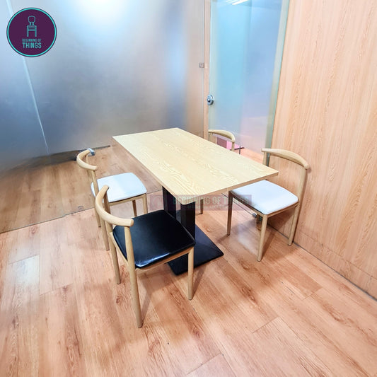 Laminated Rectangular Dining Set 4-Seater