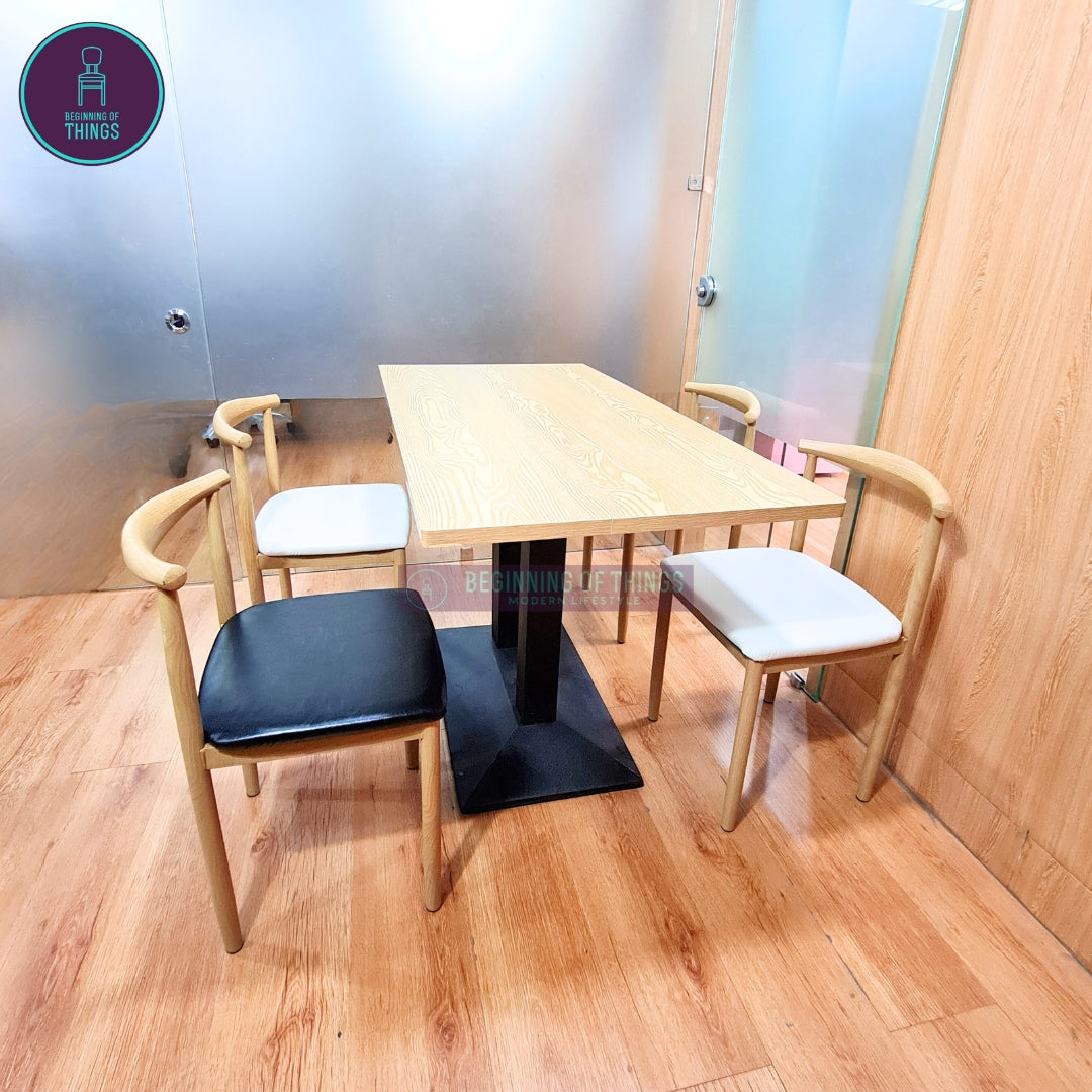 Laminated Rectangular Dining Set 4-Seater