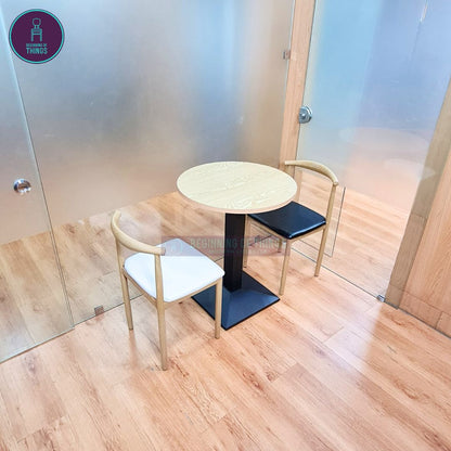Laminated Round Dining Set 2-Seater