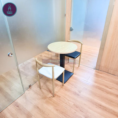 Laminated Round Dining Set 2-Seater