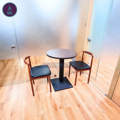 Laminated Round Dining Set 2-Seater