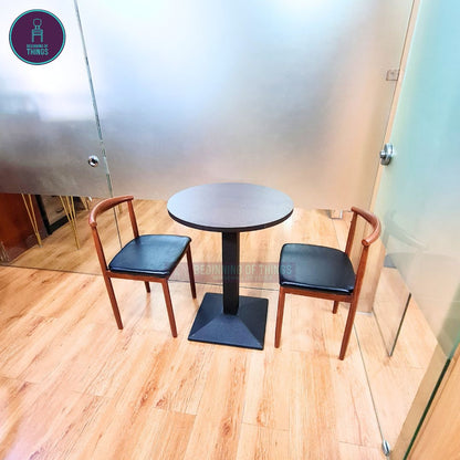 Laminated Round Dining Set 2-Seater