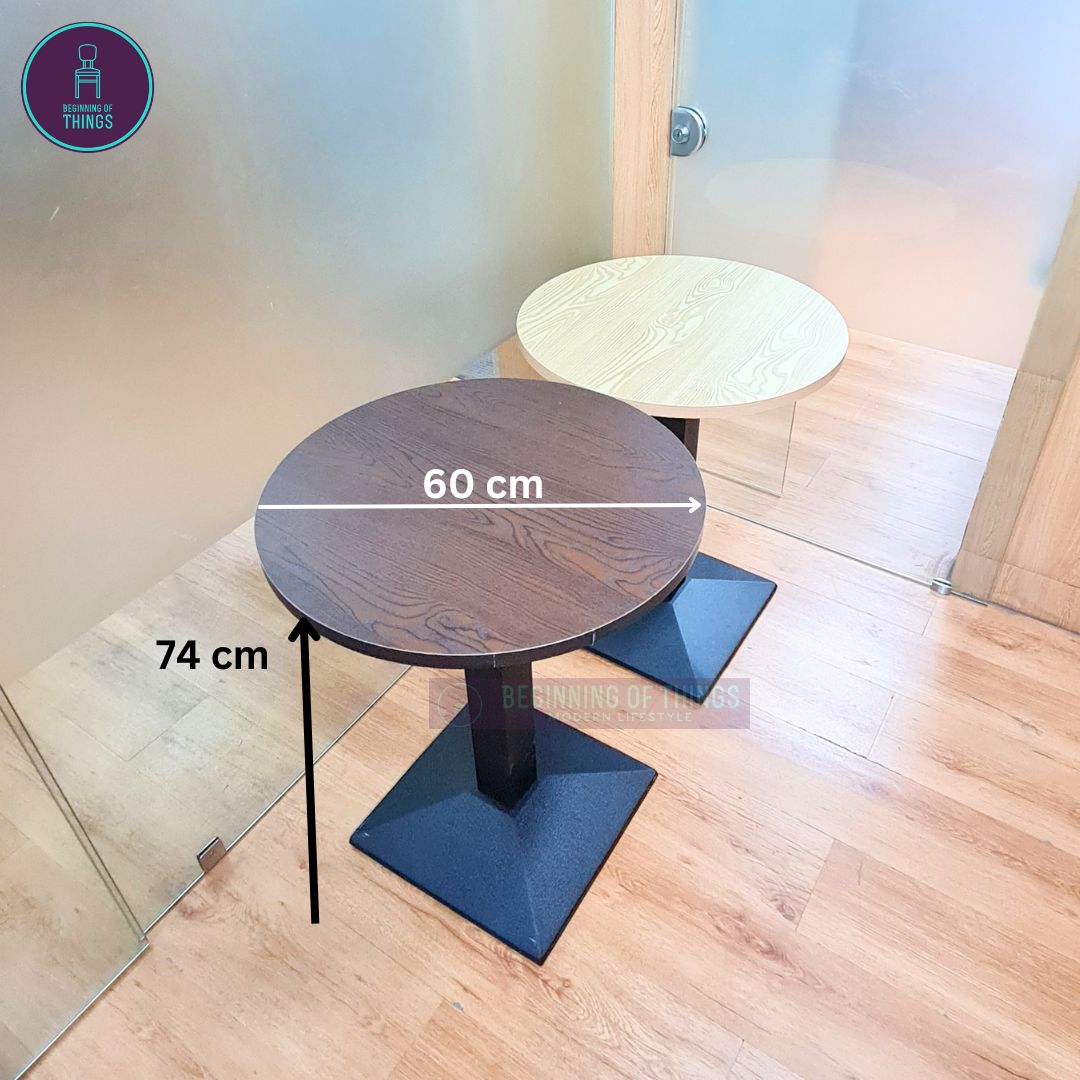 Laminated Round Dining Set 2-Seater